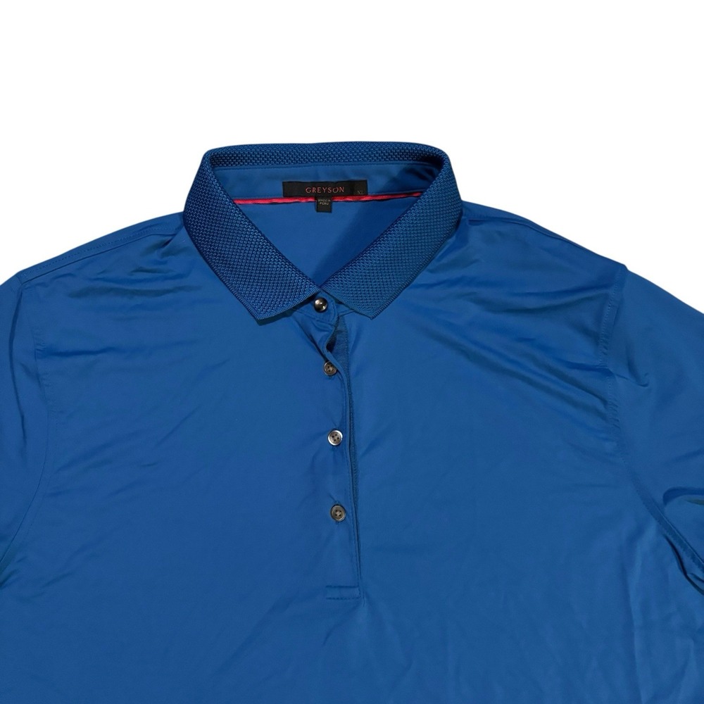 Greyson Polo Blue‎ Women's XL Embroidered Lightweight Stretch Performance - Picture 2 of 10